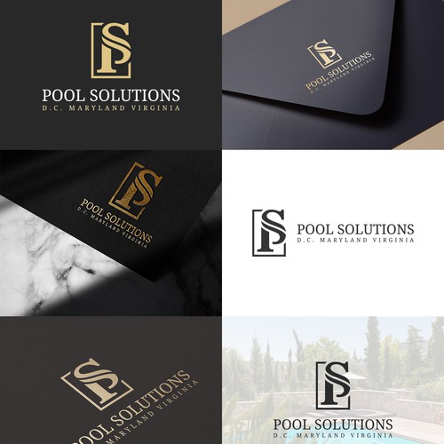 Pool Solutions Logo Design