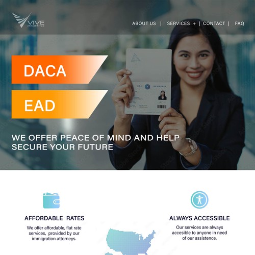 Website design for a law firm