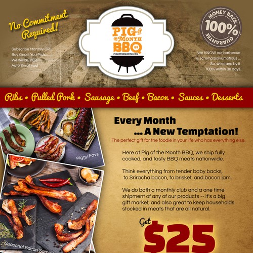 BBQ Foodie Direct Mail Flyer