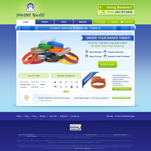 Website Makeover. Make it pop for us!