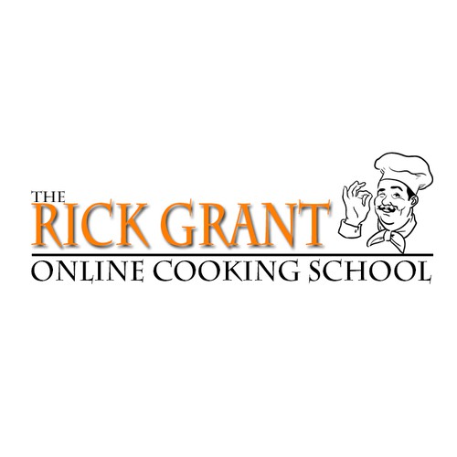 Create a new logo image for The Rick Grant Online Cooking School