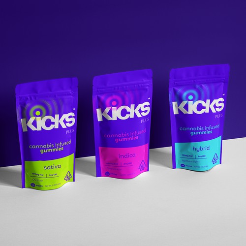 Cannabis Infused Gummies Packaging Design