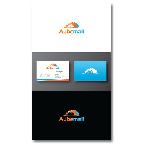 Create logo and business card for Aubemall, a brand new online marketplace for automotive parts