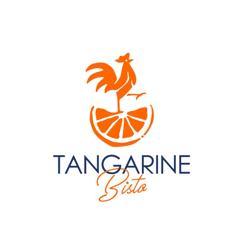Tangarine Bistro logo design.