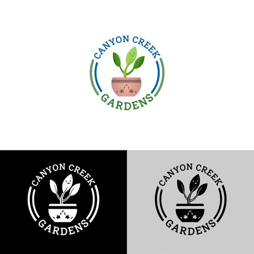 Concept de logo pour Canyon Creek Garden