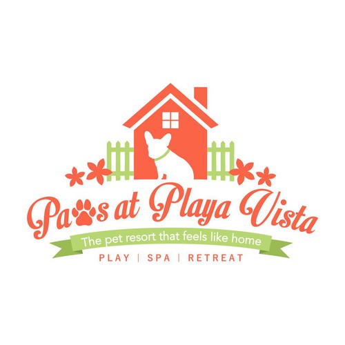 Logo design for a pet resort