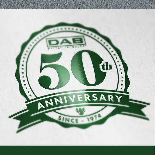 Golden Jubilee Logo for a Tech Company