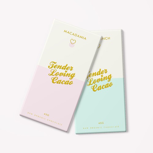 Tender Loving Cacao Chocolate Bar Packaging