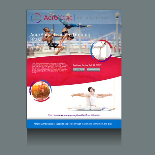 Flyer concept for Yoga