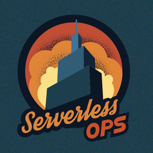 Retrofuturistic logo