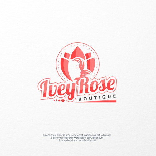 Logo concept for Ivey Rose Boutique