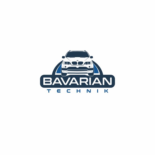 Logo for a BMW technician garage