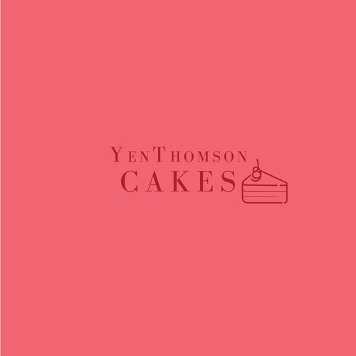 Elegant cake decorating logo