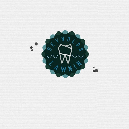 Alt dentist design featuring pocket square mockup. 