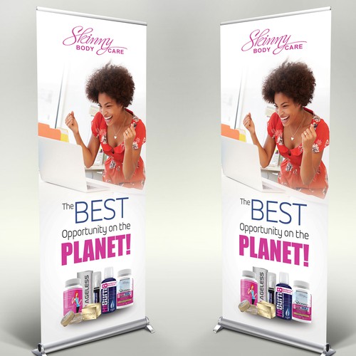 Stand Up Banners for Weight Loss 