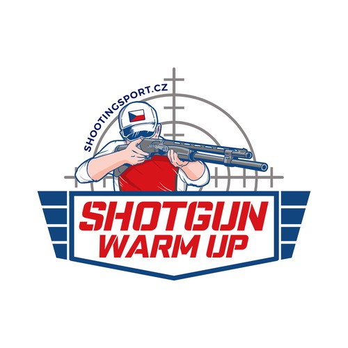 Logo for shotgun shooting event 