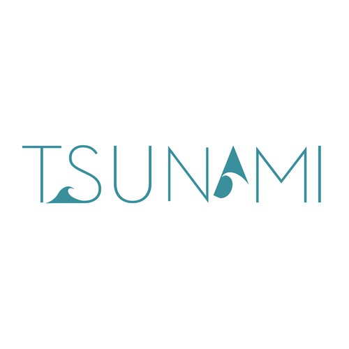 Minimalist Logo for Tsunami