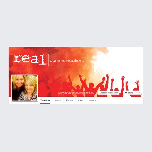 REAL - Event Company Facebook page design