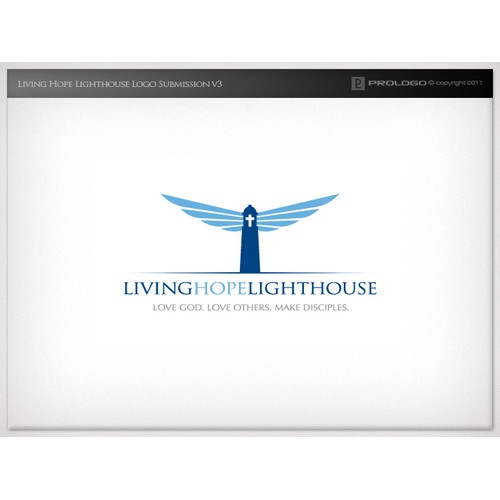 Create a logo for "Living Hope Lighthouse" Church.  Simple & Creative.  Less is more.