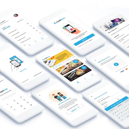 UI UX Design for reward system application - Cashbac