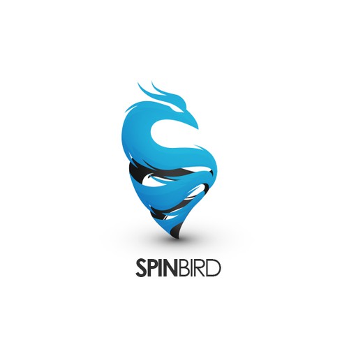 Spin Bird Logo Design