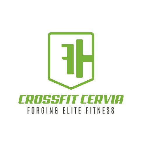 Concept logo for "Crossfit Cervia"