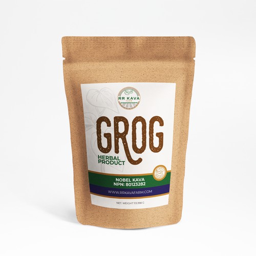 Grog Label Design