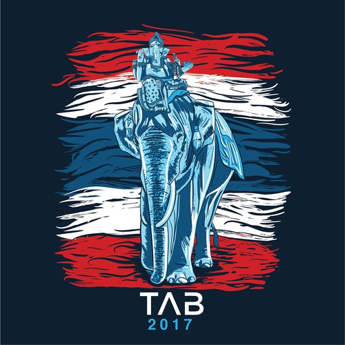 Creat a company T-shirt design for a team trip to Phuket, Thailand.