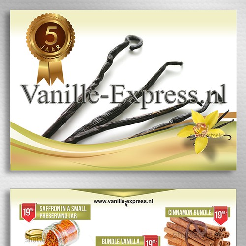 Create a flyer for Vanille Express
