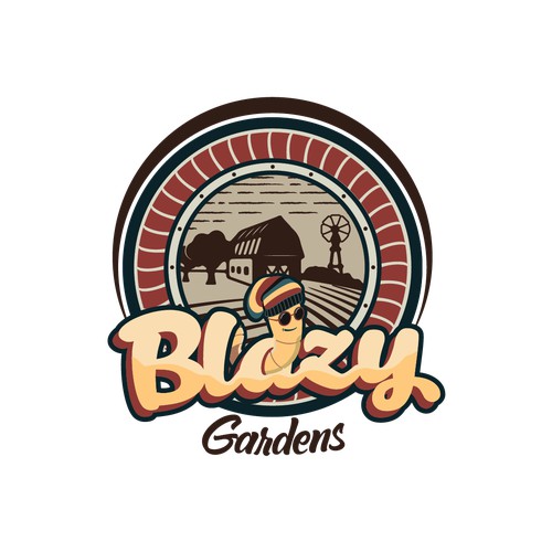 Logo for Blazy Gardens - CBD & Hemp Company - finalist