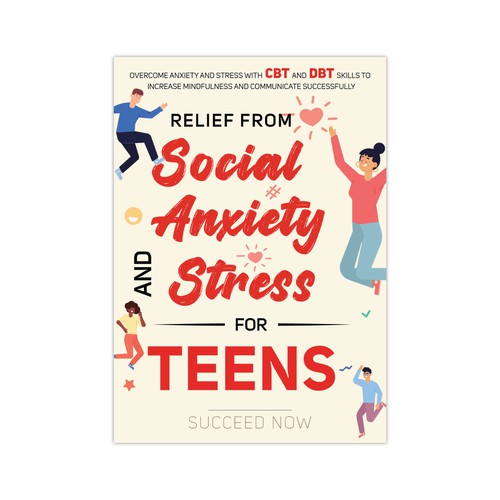 Teen anxiety book cover