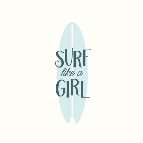 Vintage Retro Logo Surf Board Company