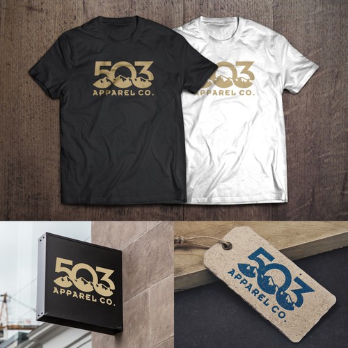 Logo Design for 503 Apparel Co.