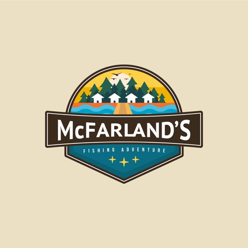 McFarland's Alaskan Lodge Logo Design Concept