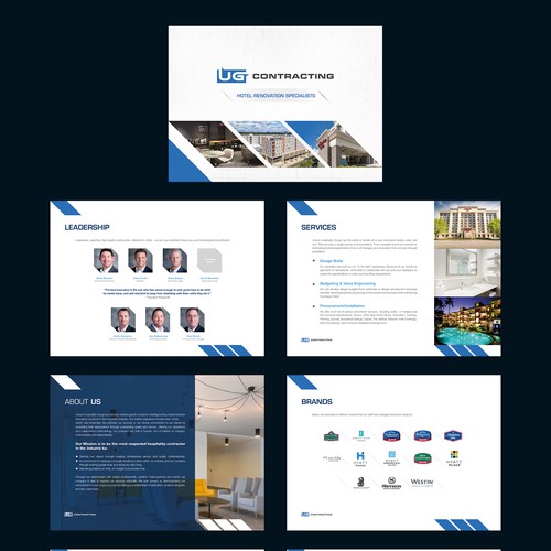 UG Contracting Brochure Design