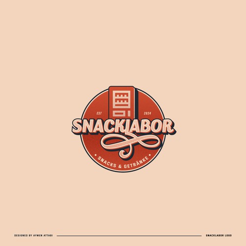 Snacklabor Logo concept for vending machine