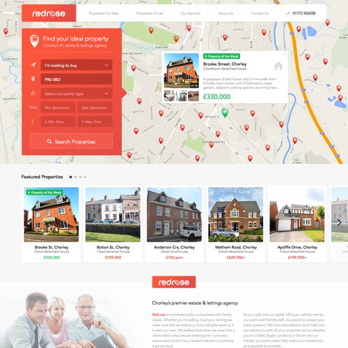 Design a stunning, responsive estate agent website