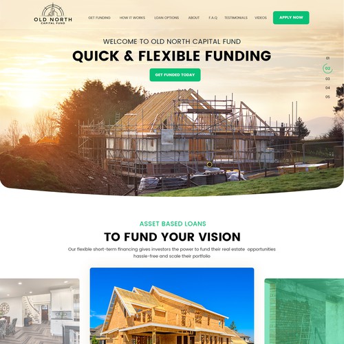 Construction home website 