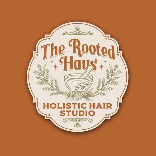 the rooted haus logo design