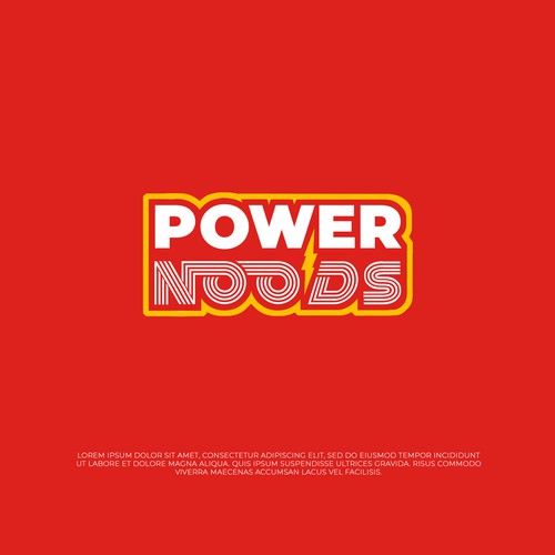 Cool energy type food logo 