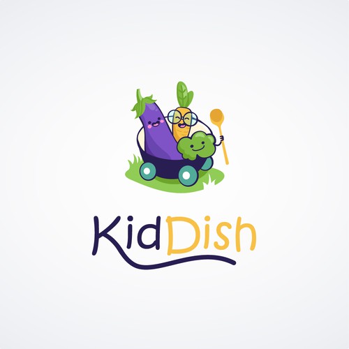 KidDish Logo Design