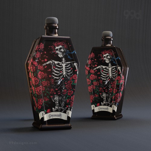 3D Bottle Design for Grateful Dead