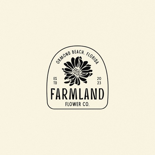 Logo Design for Farmland Flower Co. 
