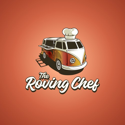 Clean Logo Design for The Roving Chef