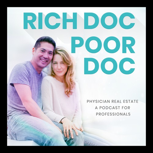 eye catching podcast cover for physicians