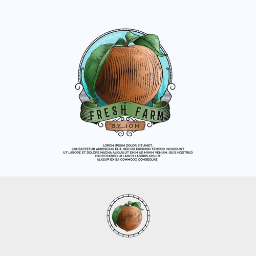 peach farm logo