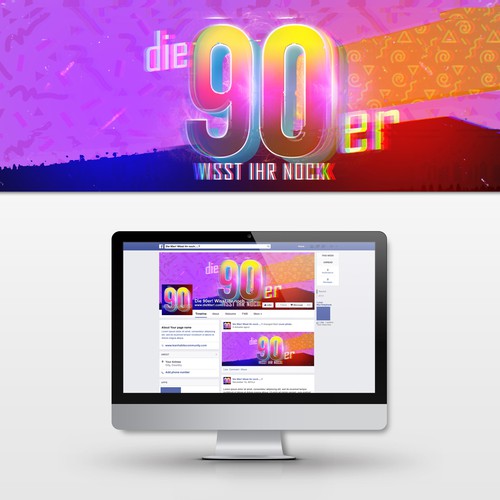 90s / 90er größte Fanpage in Deutschland sucht neue Facebook Grafiken