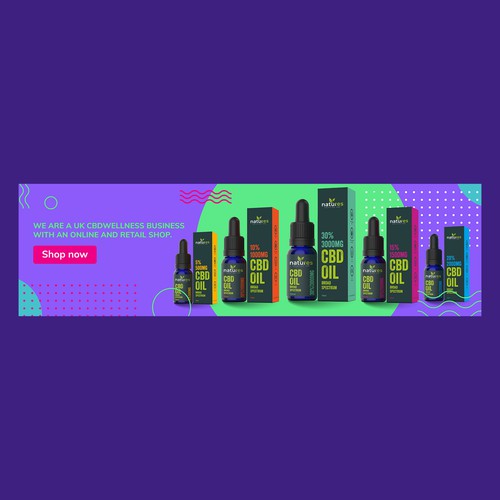 CBD Oil Website Banner