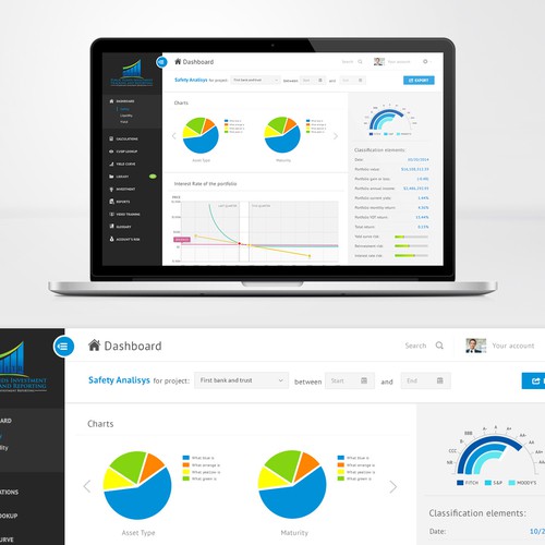 Dashboard Design For PFITR Internal Redesign