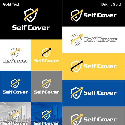 Selfcover Gold Text -Bright Gold
